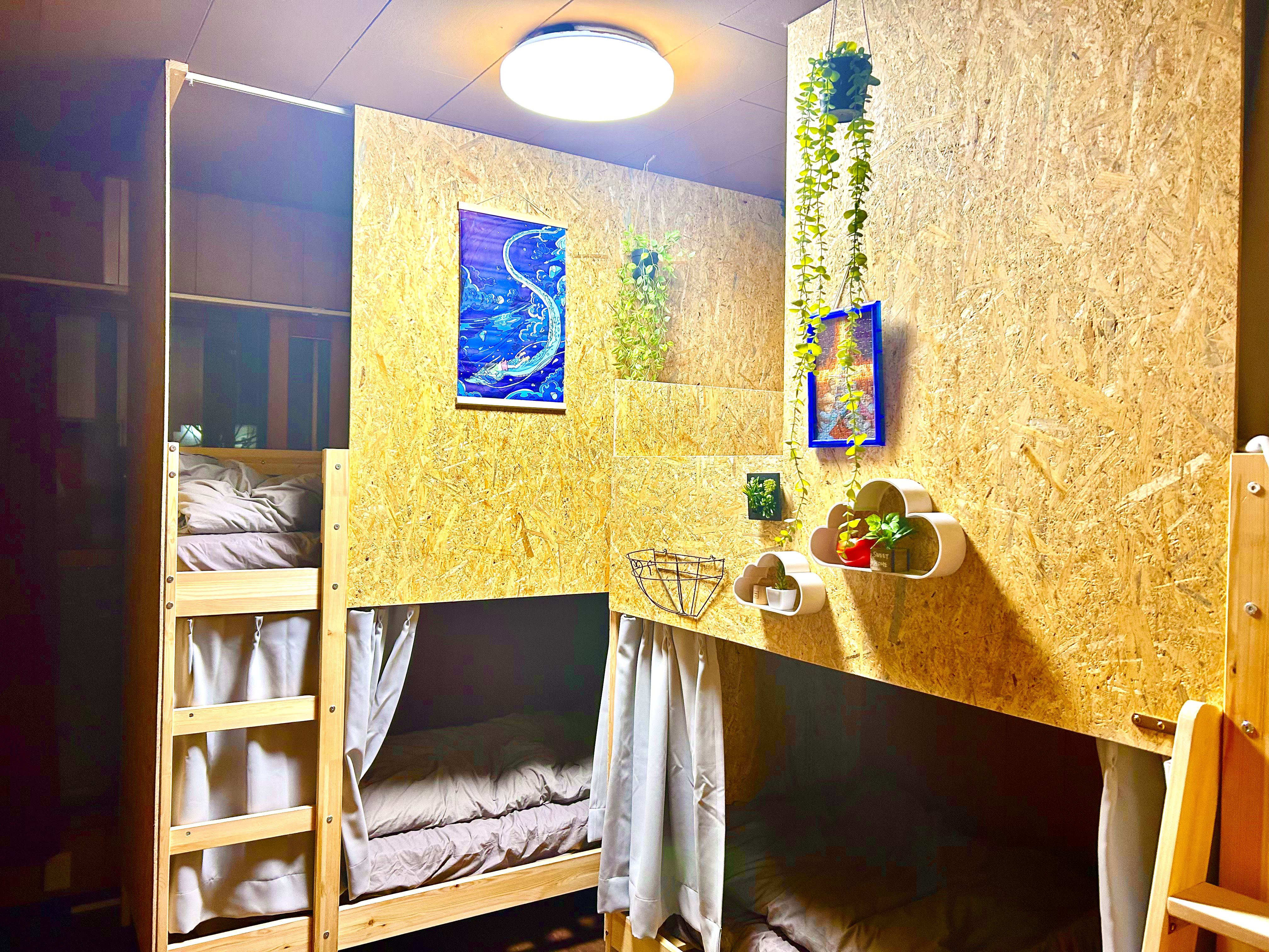 女性専用ドミトリー(4部屋)